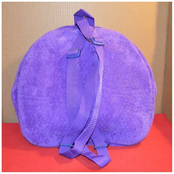 Kids Backpack Caesars Cleo Bear School Bag Fabric Gold & Purple Adjustable Strap - Picture 2 of 4